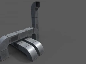 ventilation tube 3D Model