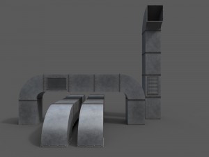 ventilation tube Modèle 3D