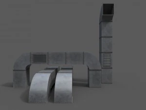 ventilation tube 3D Model