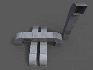 ventilation tube Modèle 3D