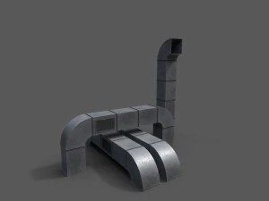 ventilation tube 3D Model