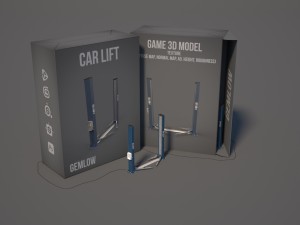 car lift 3D 模型