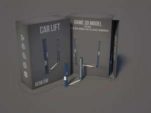 車のリフト 3Dモデル