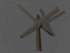 erizo barrera Modelo 3D