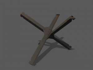 barrier hedgehog Model 3D