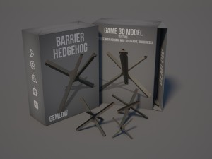 barrier hedgehog Modelo 3D