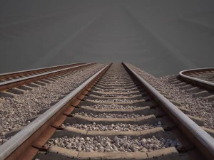 modular railway 3D Model