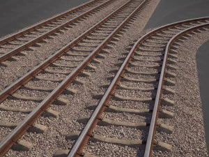 modular railway 3D Model