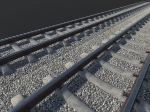 modular railway 3D Model