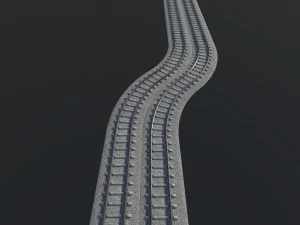 modular railway 3D Model