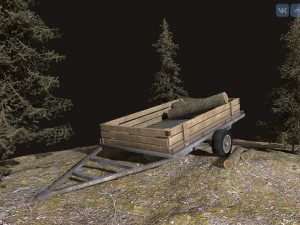 car trailer Modèle 3D