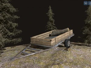 reboque de carro Modelo 3D