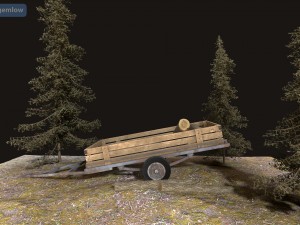 car trailer 3D Model