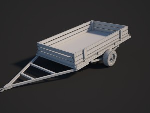 car trailer 3D Model