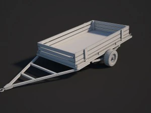 car trailer 3D Model
