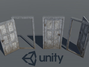 old door Modèle 3D