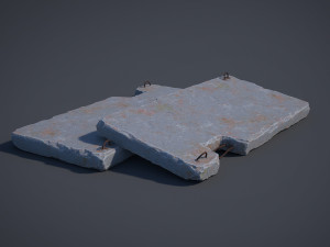 concrete slab 3D Модель