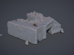 concrete blocks 3D Модель