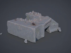 concrete blocks 3D Model