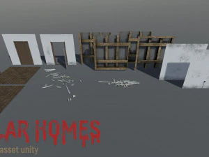 casas modulares Modelo 3D