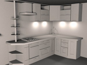 kitchen set 3D Model
