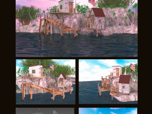 house on the water Modèle 3D