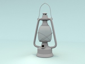 kerosene lamp 3D Model
