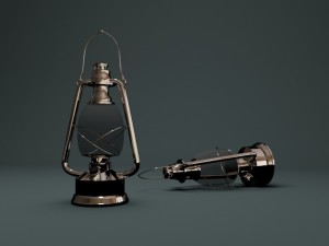 kerosene lamp 3D Model
