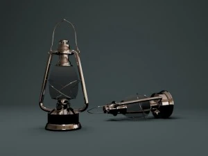 kerosene lamp 3D Model