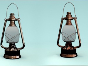 kerosene lamp 3D Model