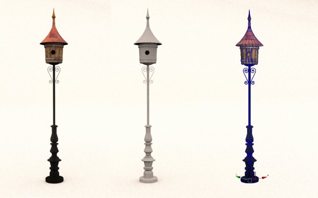 poultry house 3D 模型 .c4d .max .obj .3ds .fbx .stl .blend 