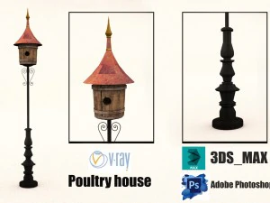 poultry house 3D Model