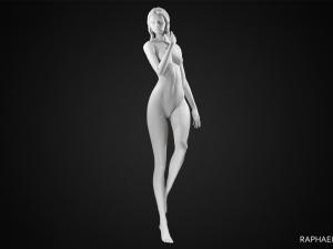 female body posed 3D प्रिंट मॉडल