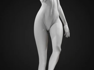 female body posed 3D Print Model