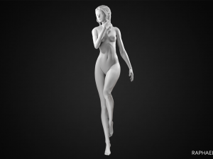 female body posed 3D Druckmodell