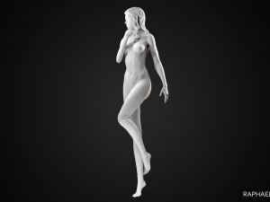 female body posed 3D Druckmodell