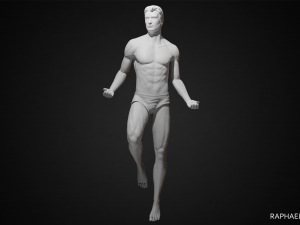 male body posed 3D Print Model