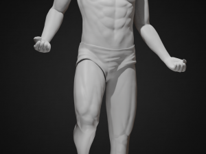 male body posed 3D Print Model