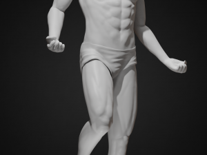 male body posed 3D Print Model