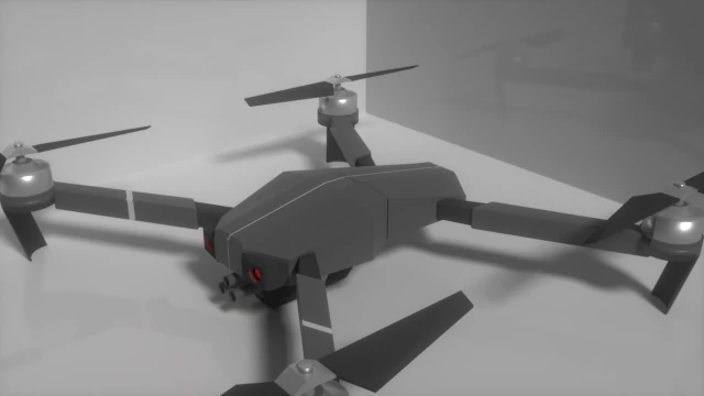 drone 3D Model .c4d .max .obj .3ds .fbx .stl .blend 