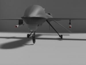 drone militar Model 3D