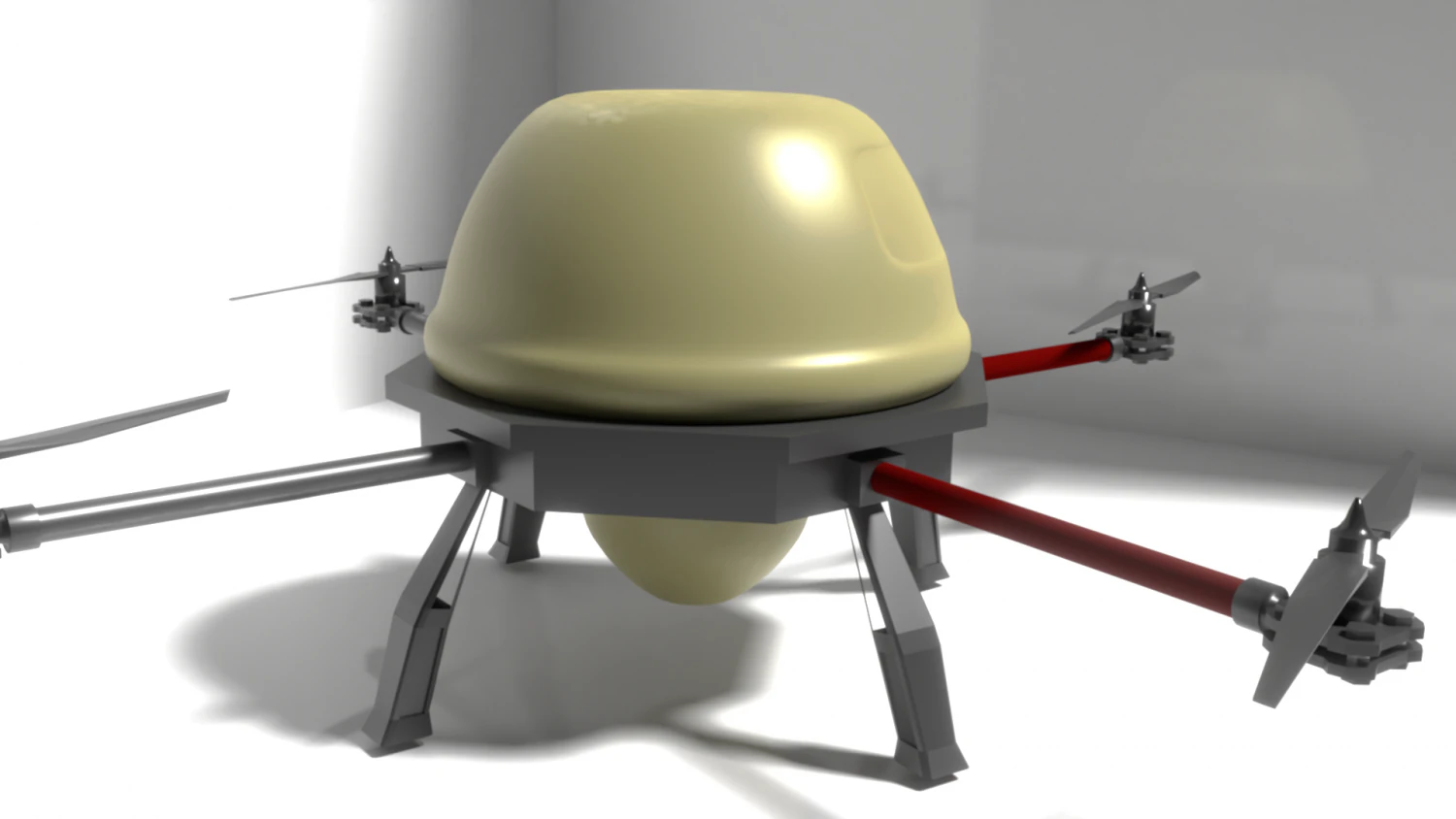 drone comercial 3D Model .c4d .max .obj .3ds .fbx .stl .blend