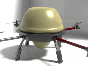 drone comercial 3D Модель