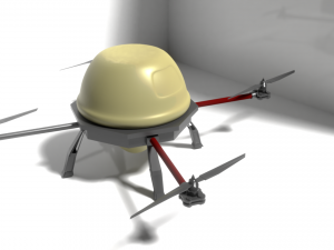 drone comercial 3Dモデル