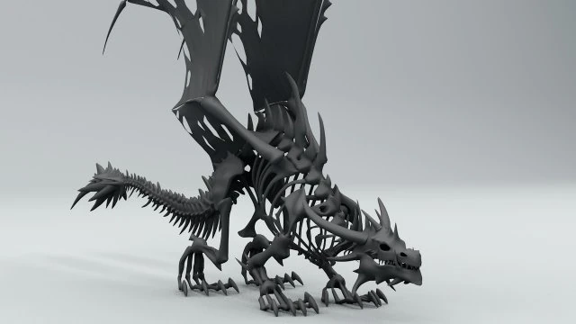 sindragosa 3D Modell .c4d .max .obj .3ds .fbx .stl .blend 