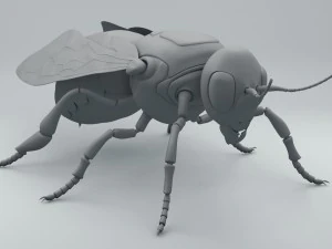 Biene 3D Modell