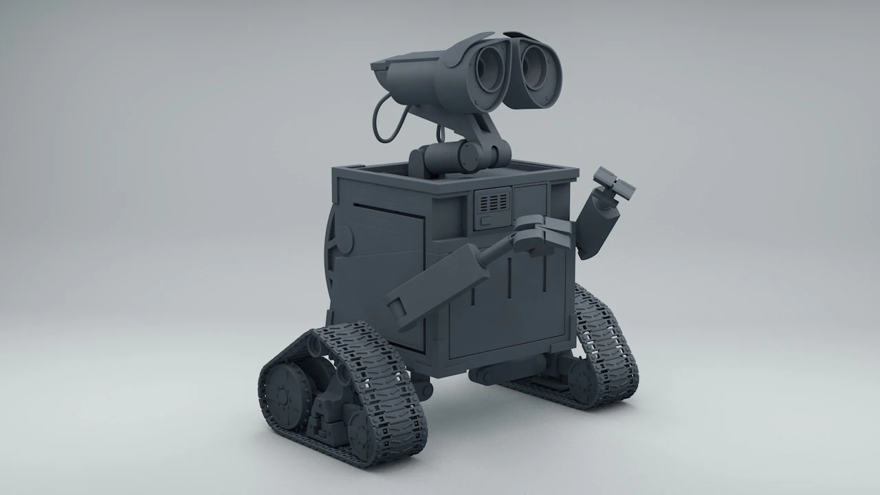 wall-e 3D Model .c4d .max .obj .3ds .fbx .stl .blend