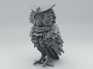 owl 3D Модель