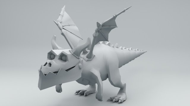 deathwing junior 3D Model .c4d .max .obj .3ds .fbx .stl .blend 
