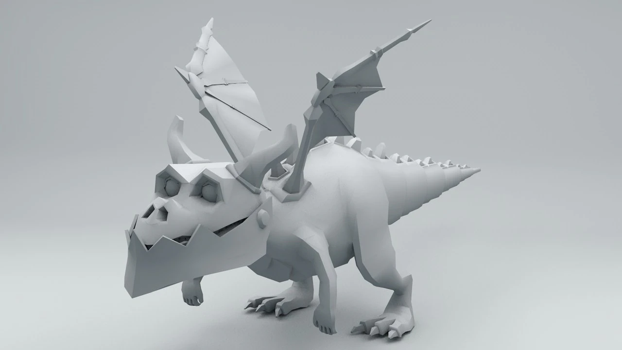 deathwing junior 3D Model .c4d .max .obj .3ds .fbx .stl .blend 